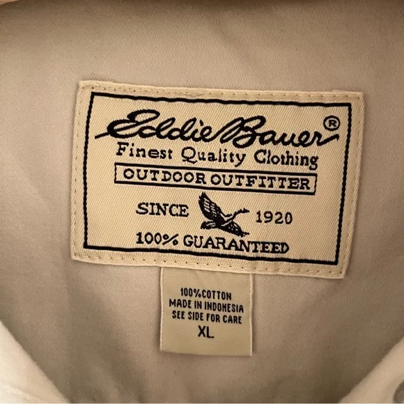 Eddie Bauer XL Cream Khaki Jacket - Picture 5 of 16